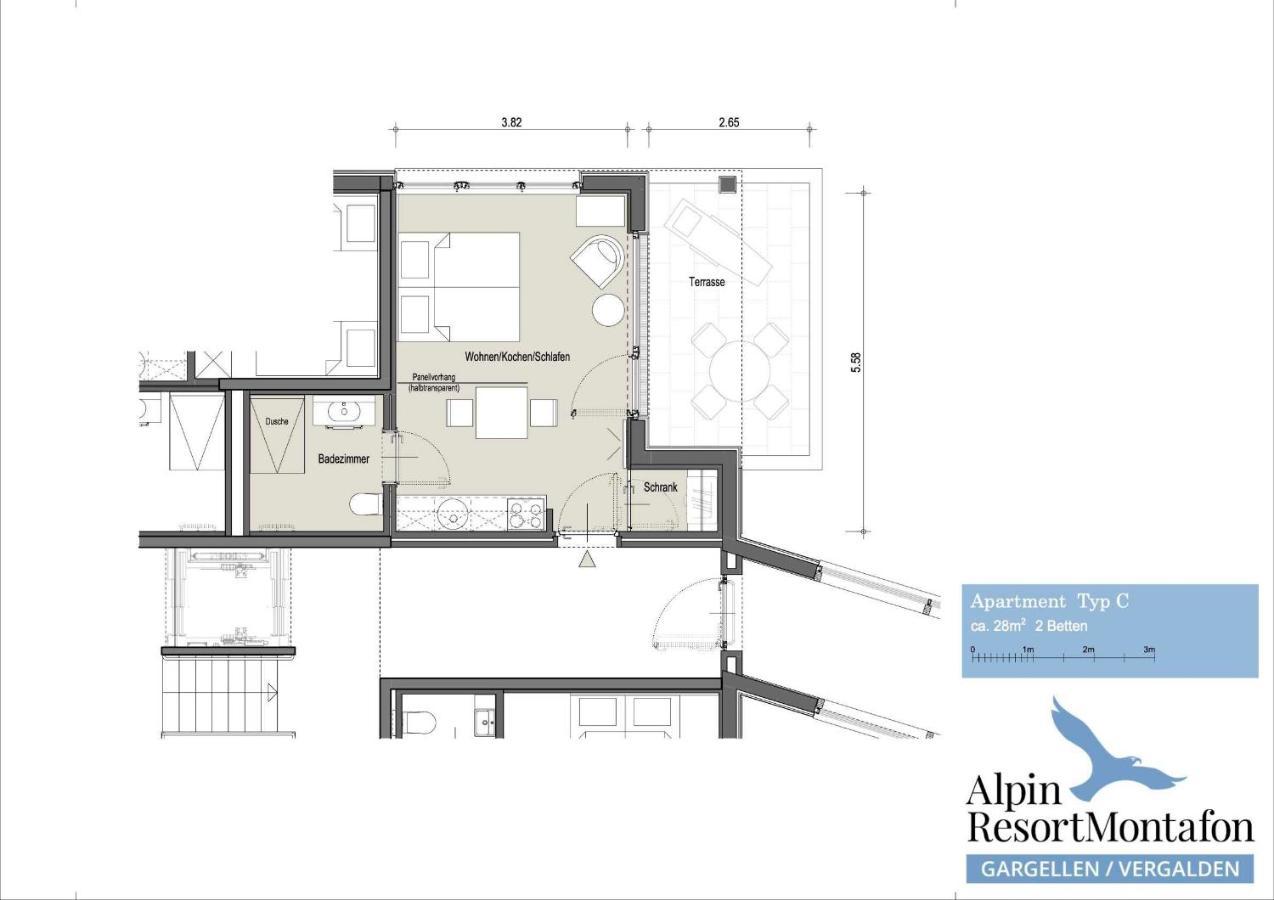 Apartment Typ C Im Alpin Resort Mo ガルゲレン エクステリア 写真
